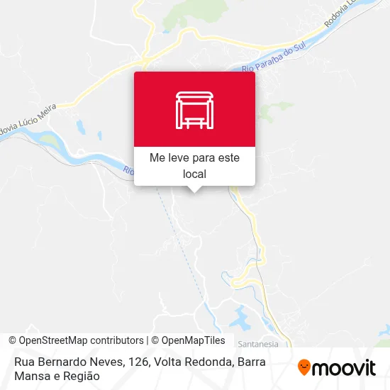 Rua Bernardo Neves, 126 mapa