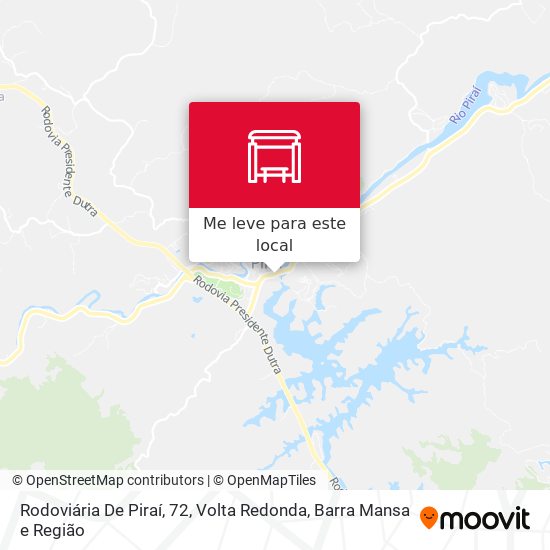 Rodoviária De Piraí, 72 mapa