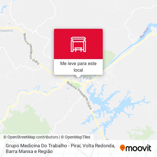 Grupo Medicina Do Trabalho - Piraí mapa