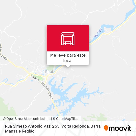 Rua Simeão Antônio Vaz, 253 mapa