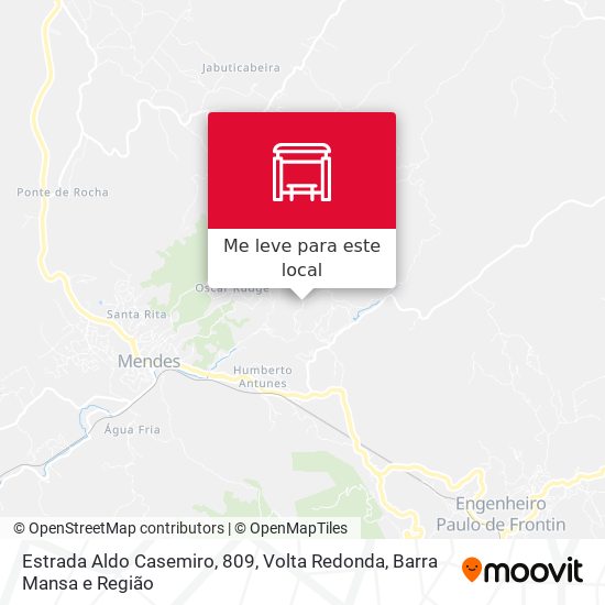 Estrada Aldo Casemiro, 809 mapa