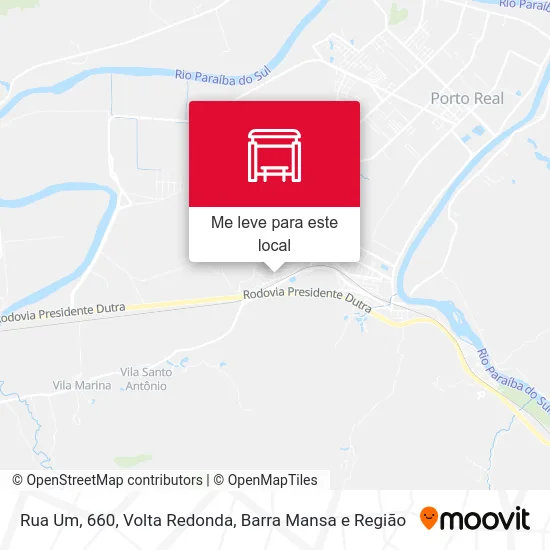 Rua Um, 660 mapa