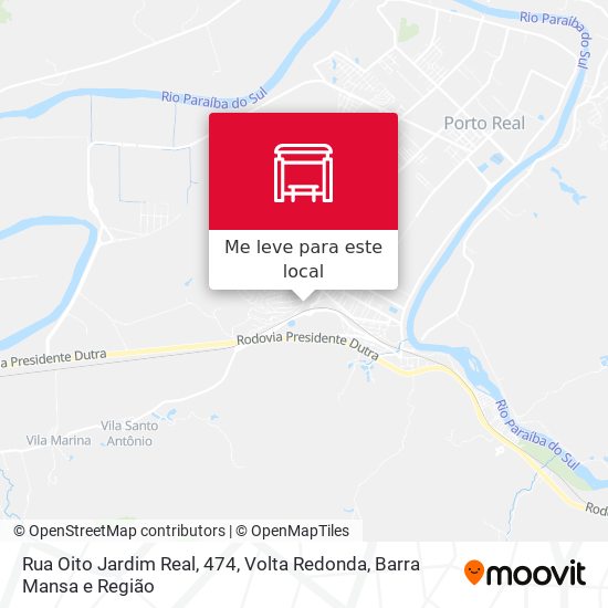 Rua Oito Jardim Real, 474 mapa