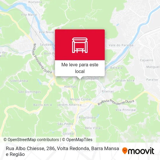 Rua Albo Chiesse, 286 mapa