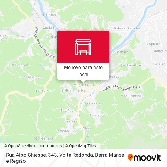 Rua Albo Chiesse, 343 mapa