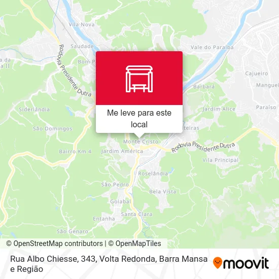 Rua Albo Chiesse, 343 mapa
