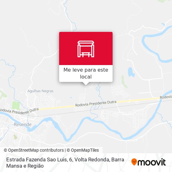Estrada Fazenda Sao Luis, 6 mapa
