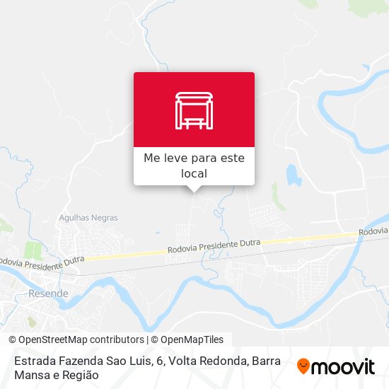 Estrada Fazenda Sao Luis, 6 mapa
