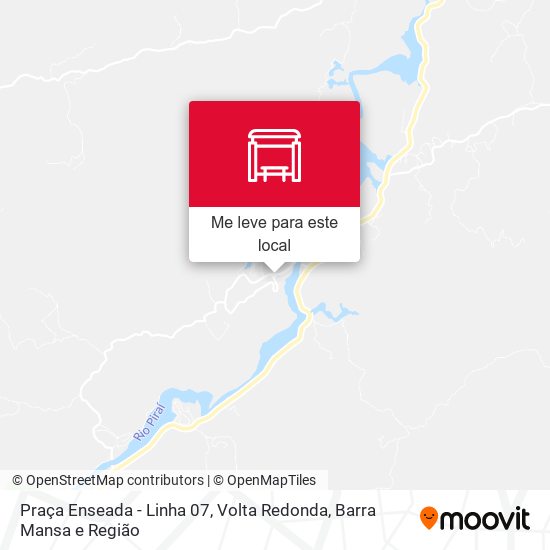 Praça Enseada - Linha 07 mapa