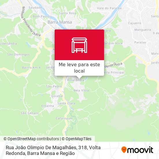 Rua João Olímpio De Magalhães, 318 mapa