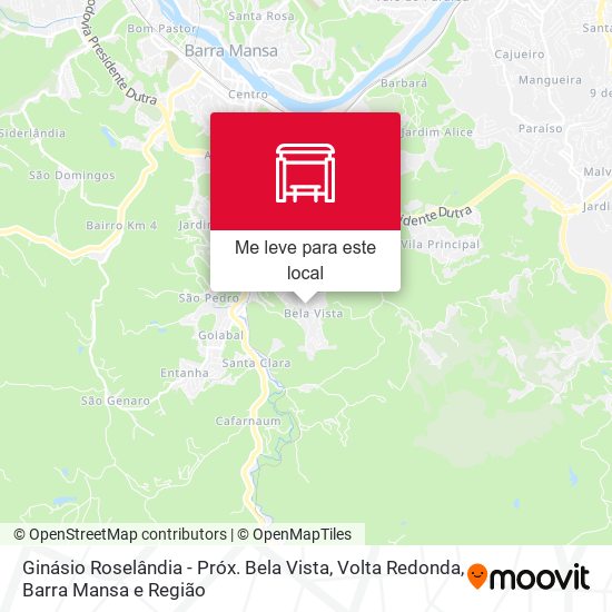 Ginásio Roselândia - Próx. Bela Vista mapa