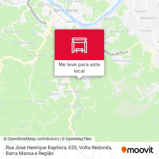 Rua José Henrique Baptista, 620 mapa