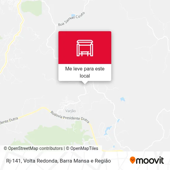 Rj-141 mapa