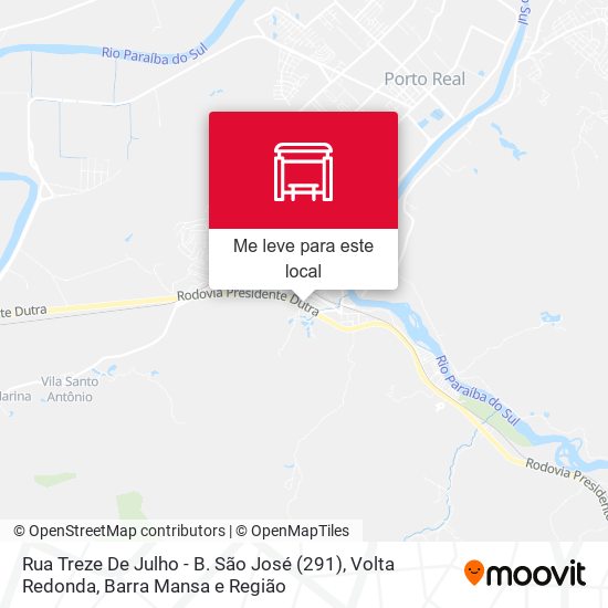 Rua Treze De Julho - B. São José (291) mapa