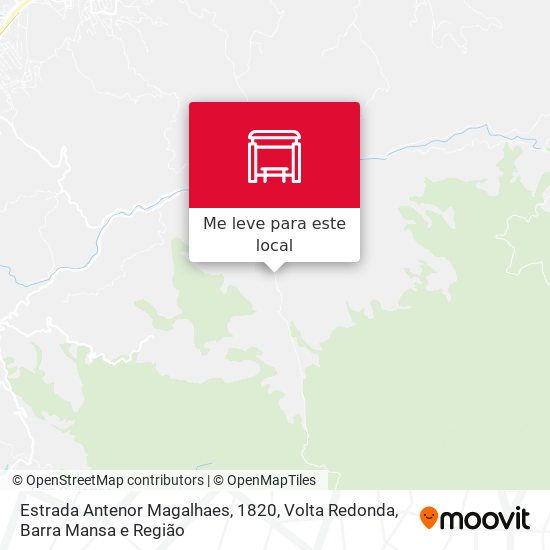 Estrada Antenor Magalhaes, 1820 mapa