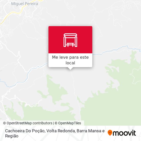 Cachoeira Do Poção mapa