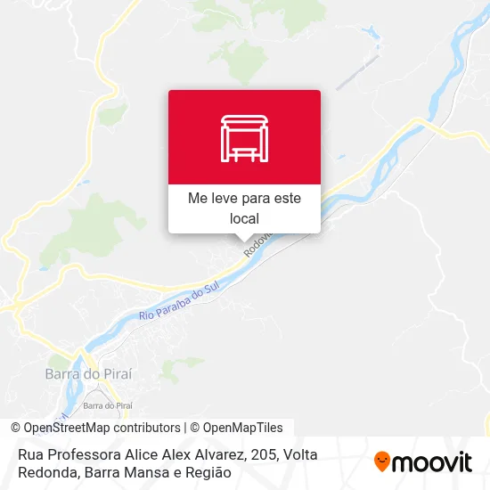 Rua Professora Alice Alex Alvarez, 205 mapa