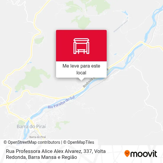 Rua Professora Alice Alex Alvarez, 337 mapa