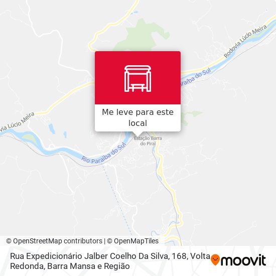 Rua Expedicionário Jalber Coelho Da Silva, 168 mapa