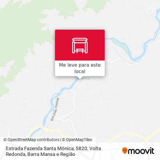 Estrada Fazenda Santa Mônica, 5820 mapa