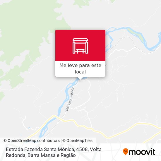 Estrada Fazenda Santa Mônica, 4508 mapa