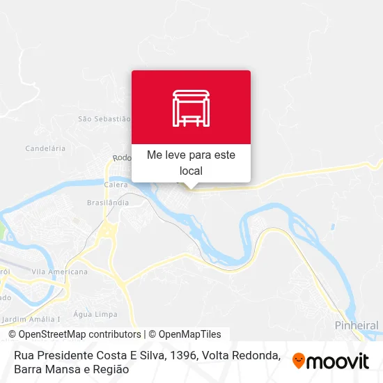 Rua Presidente Costa E Silva, 1396 mapa
