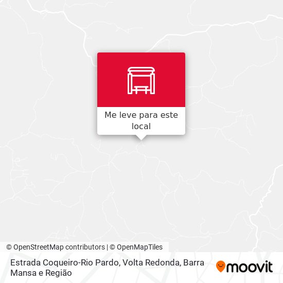 Estrada Coqueiro-Rio Pardo mapa
