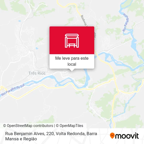 Rua Benjamin Alves, 220 mapa