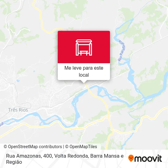 Rua Amazonas, 400 mapa