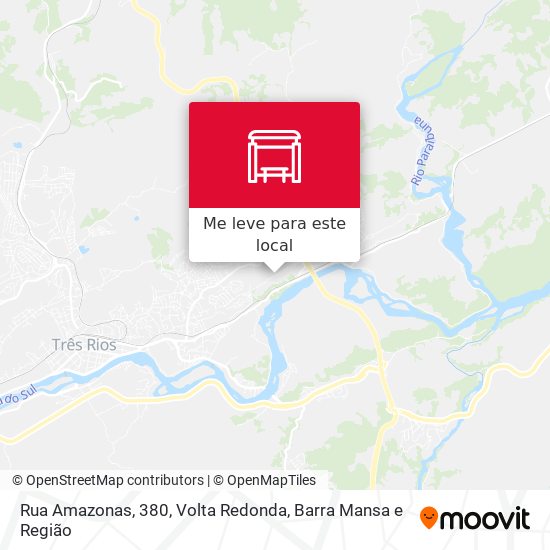 Rua Amazonas, 380 mapa