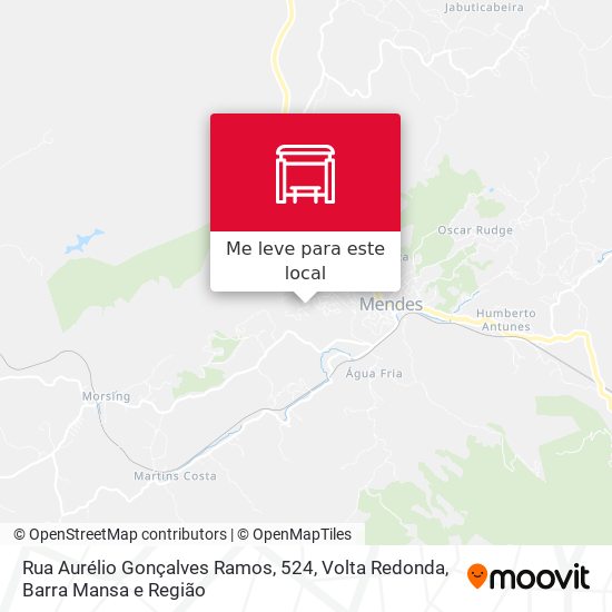 Rua Aurélio Gonçalves Ramos, 524 mapa