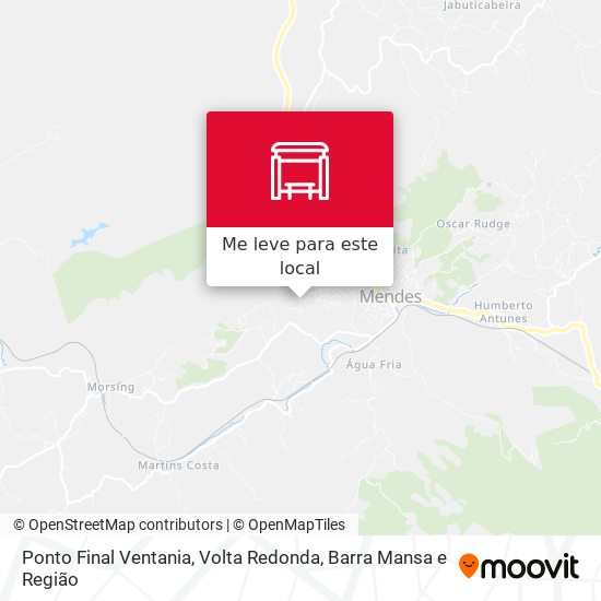 Ponto Final Ventania mapa