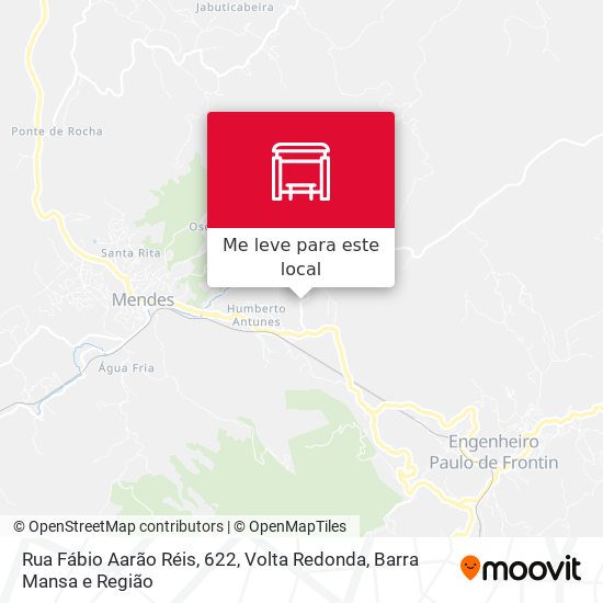 Rua Fábio Aarão Réis, 622 mapa