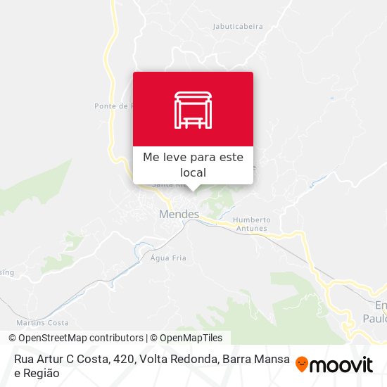 Rua Artur C Costa, 420 mapa