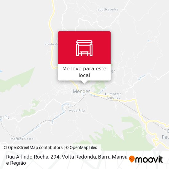 Rua Arlindo Rocha, 294 mapa