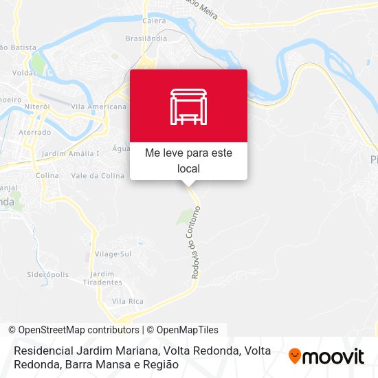 Residencial Jardim Mariana, Volta Redonda mapa