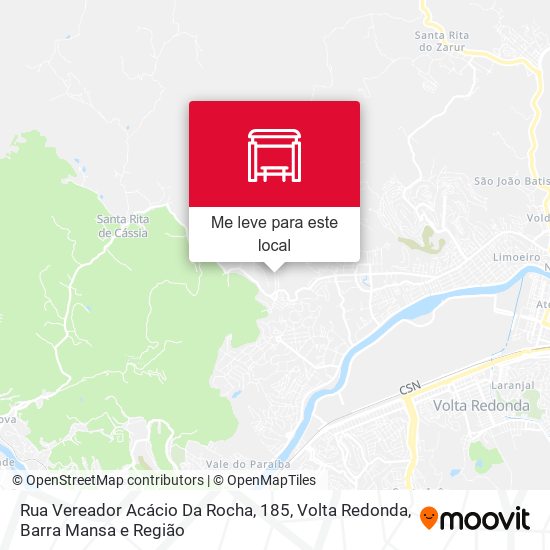 Rua Vereador Acácio Da Rocha, 185 mapa
