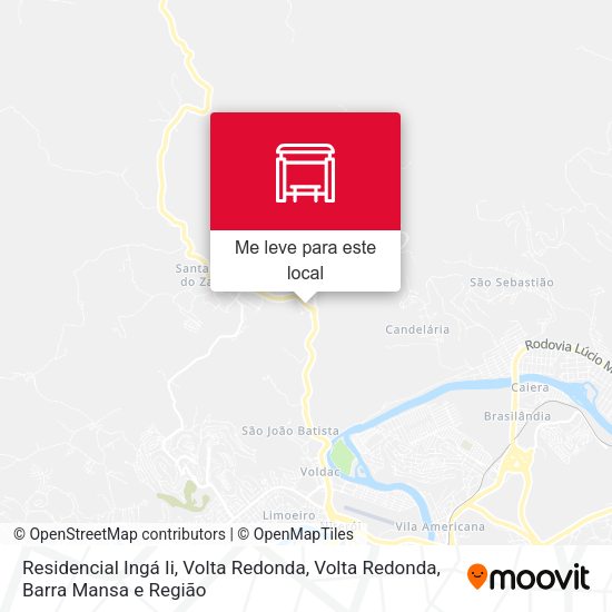 Residencial Ingá Ii, Volta Redonda mapa