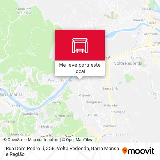Rua Dom Pedro Ii, 358 mapa