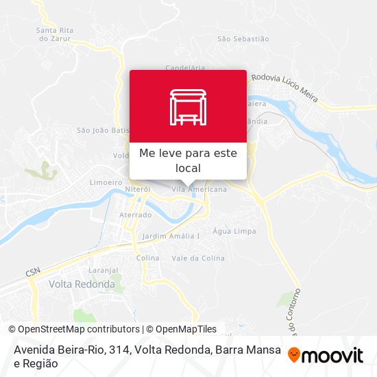 Avenida Beira-Rio, 314 mapa