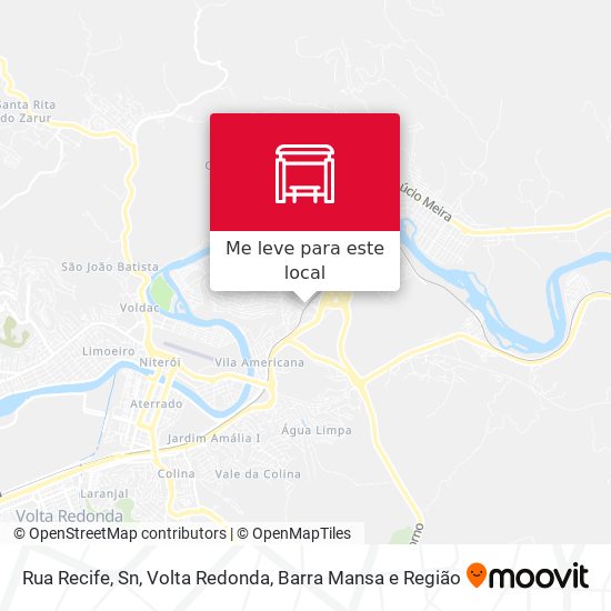 Rua Recife, Sn mapa