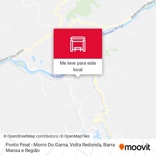 Ponto Final - Morro Do Gama mapa