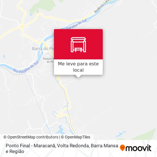 Ponto Final - Maracanã mapa