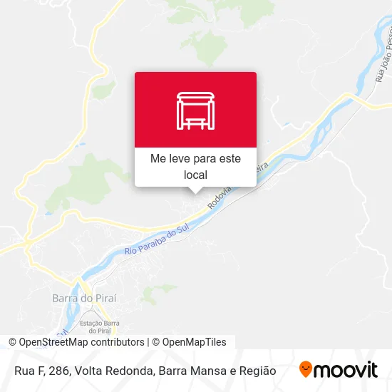 Rua F, 286 mapa