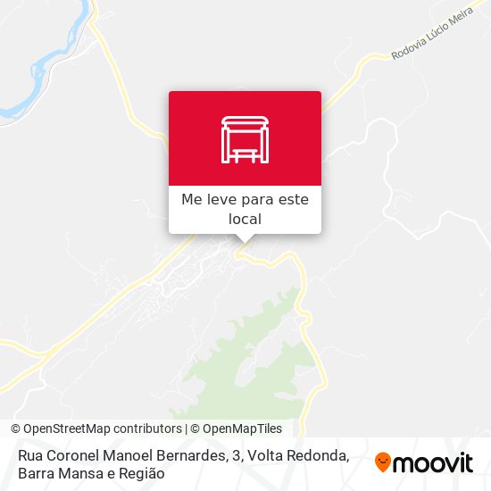 Rua Coronel Manoel Bernardes, 3 mapa