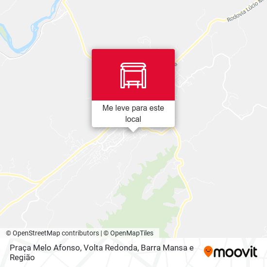 Praça Melo Afonso mapa