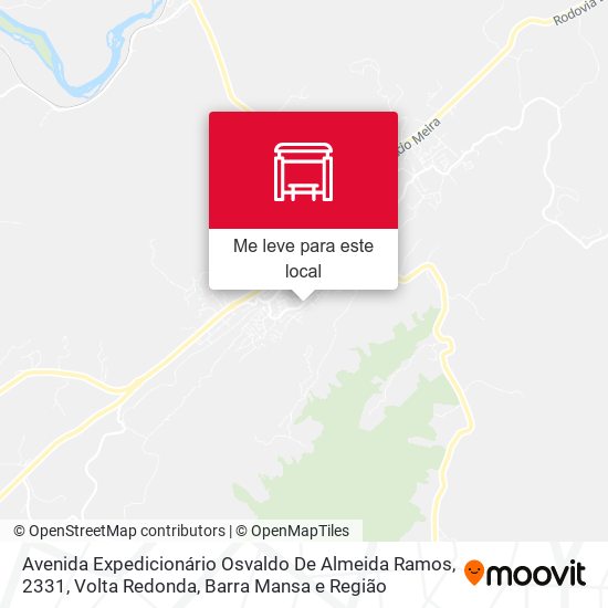 Avenida Expedicionário Osvaldo De Almeida Ramos, 2331 mapa