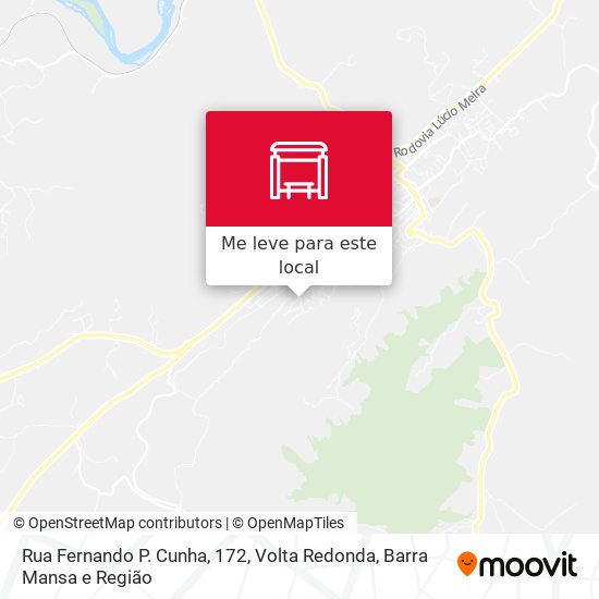 Rua Fernando P. Cunha, 172 mapa