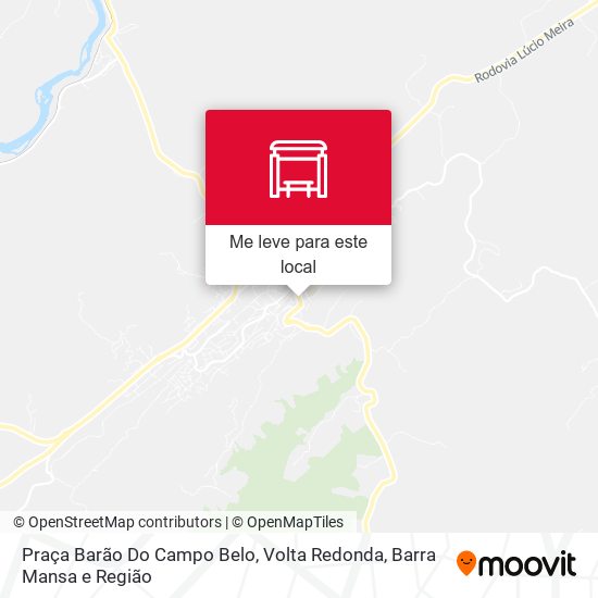 Praça Barão Do Campo Belo mapa