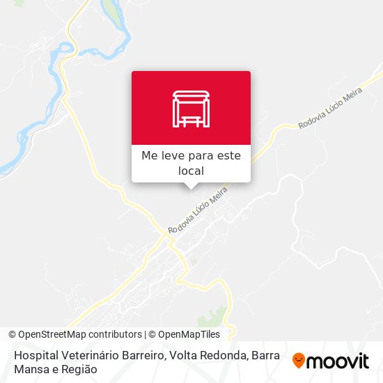 Hospital Veterinário Barreiro mapa